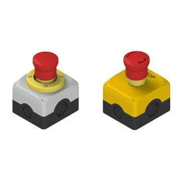Pizzato Elettrica Cajas con seta de emergencia